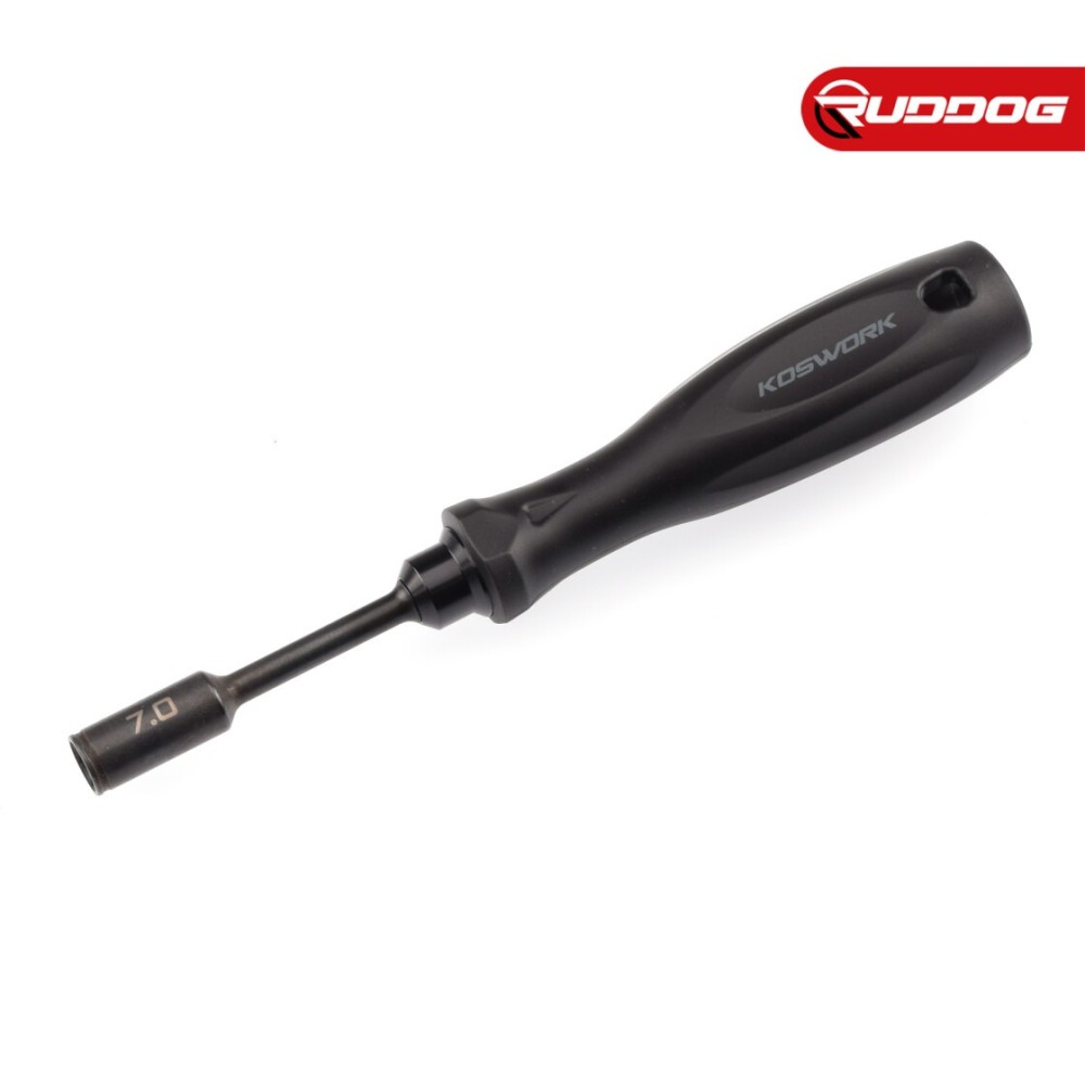 Koswork Steel 7mm Wheel Nut Driver (For 4mm nut) (w/68mm Tip) (Light Tri Handle) KOS13213-N7S Koswork Steel 7mm Wheel Nut Driver (For 4mm nut) (w/68mm Tip) (Light Tri Handle) KOS13213-N7S