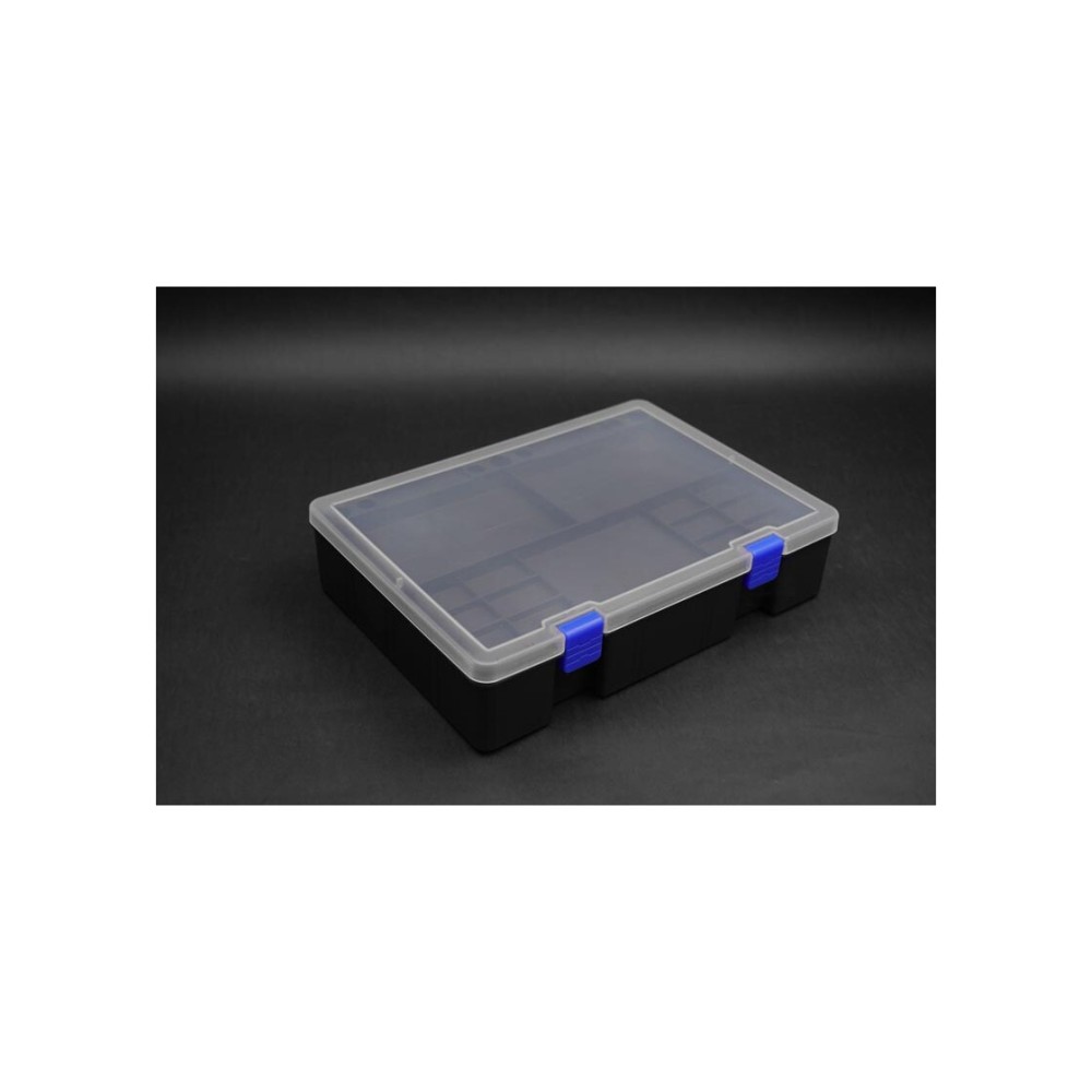 Koswork Tool Box 245x175x56mm (w/KOS32101B Parts Tray Black) KOS32112BK Koswork Tool Box 245x175x56mm (w/KOS32101B Parts Tray Black) KOS32112BK