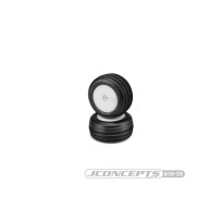 JConcepts Carvers - green compound - pre-mounted, white wheels Fits - Losi Mini-T 2.0 JCO3101-1291