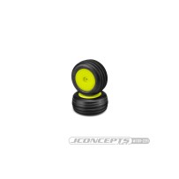 JConcepts Carvers - green compound - pre-mounted, yellow wheels Fits - Losi Mini-T 2.0 JCO3101-2291