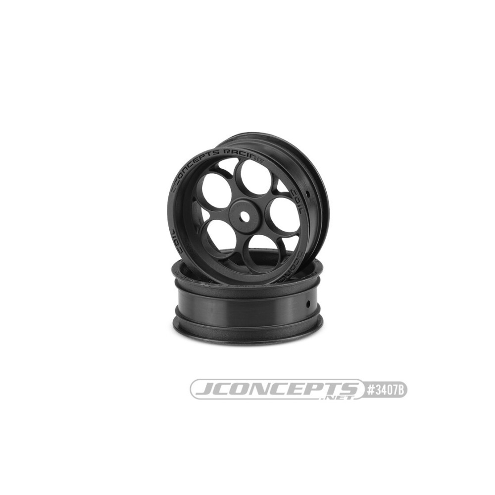 Llanta delantera Coil negra JConcepts para Slash Bandit