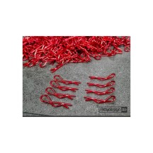 Bittydesign Body Clips Kit Big scale 1/5 - 1/7 - 1/8, 8pcs - Red BDBC-88R