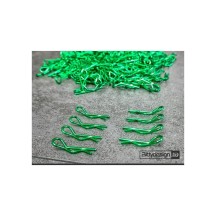 Bittydesign Body Clips Kit Big scale 1/5 - 1/7 - 1/8, 8pcs - Green BDBC-88GR