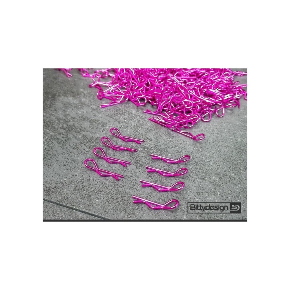 Bittydesign Body Clips Kit Big scale 1/5 - 1/7 - 1/8, 8pcs - Pink BDBC-88P Bittydesign Body Clips Kit Big scale 1/5 - 1/7 - 1/8, 8pcs - Pink BDBC-88P