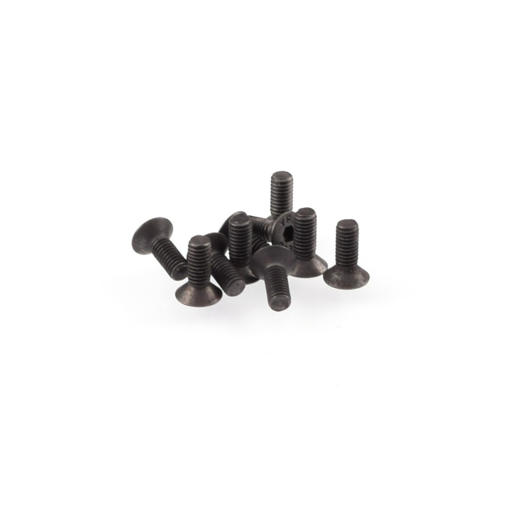 RUDDOG M3x8mm Flat Head Screws (10pcs) RP-0571 RUDDOG M3x8mm Flat Head Screws (10pcs) RP-0571