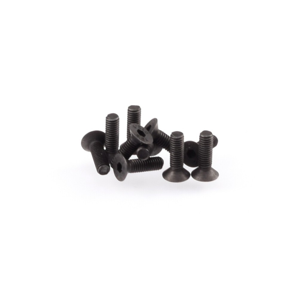 RUDDOG M3x10mm Flat Head Screws (10pcs) RP-0572 RUDDOG M3x10mm Flat Head Screws (10pcs) RP-0572