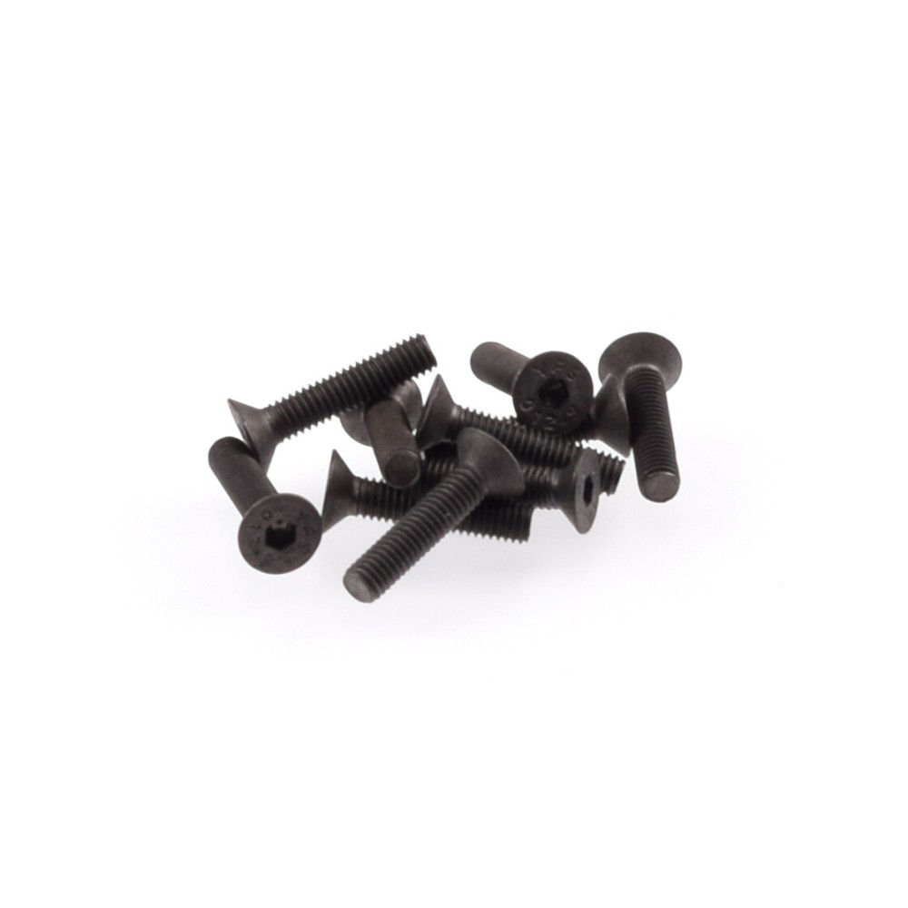 RUDDOG M3x14mm Flat Head Screws (10pcs) RP-0574 RUDDOG M3x14mm Flat Head Screws (10pcs) RP-0574