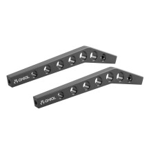 Bielas mecanizadas de alta altura libre grises Axial AX30469