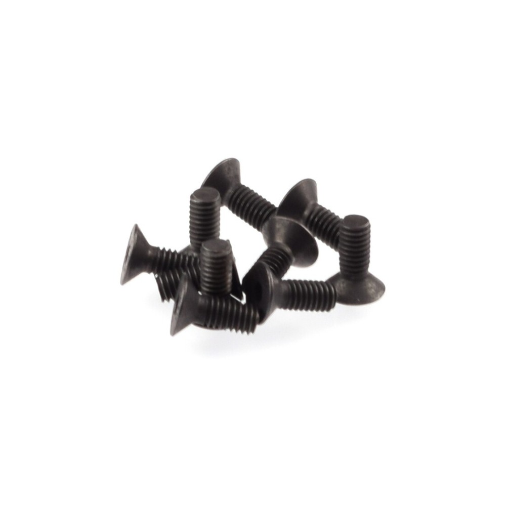 RUDDOG M4x10mm Flat Head Screws (10pcs) RP-0606 RUDDOG M4x10mm Flat Head Screws (10pcs) RP-0606