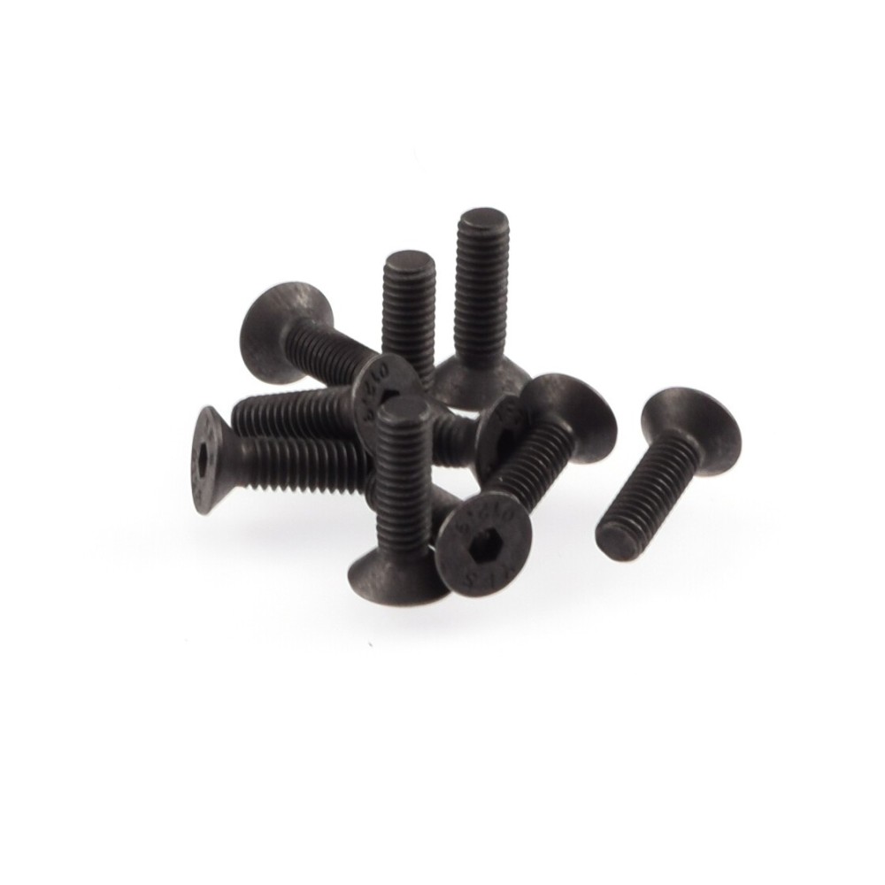 RUDDOG M4x14mm Flat Head Screws (10pcs) RP-0608 RUDDOG M4x14mm Flat Head Screws (10pcs) RP-0608