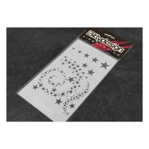 Bittydesign Vinyl Stencil - Stars V2 BDSTC-021