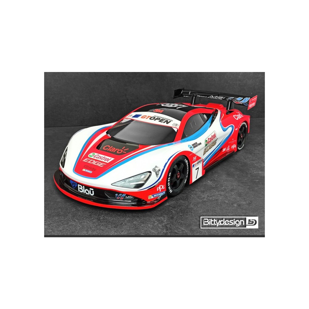 Bittydesign Seven65 1/7 GT body for ARRMA Infraction | Limitless BDGT7-S65 Bittydesign Seven65 1/7 GT body for ARRMA Infraction | Limitless BDGT7-S65