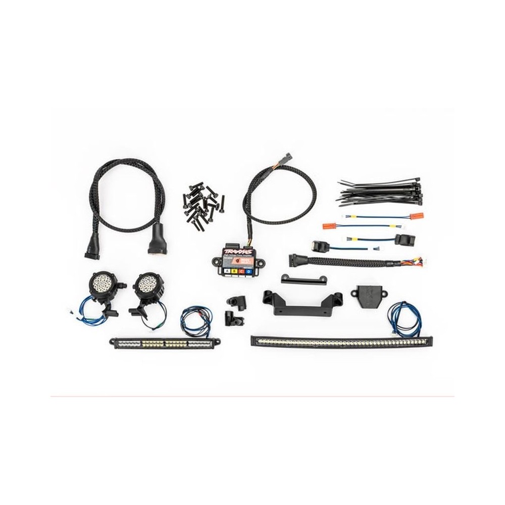 Kit de luces LED Traxxas Pro Scale Sand Car completo con barra frontal – TRX10996 Kit de luces LED Traxxas Pro Scale Sand Car completo con barra frontal – TRX10996