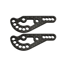 Soportes de amortiguador de fibra de carbono XR10 Axial AX30752