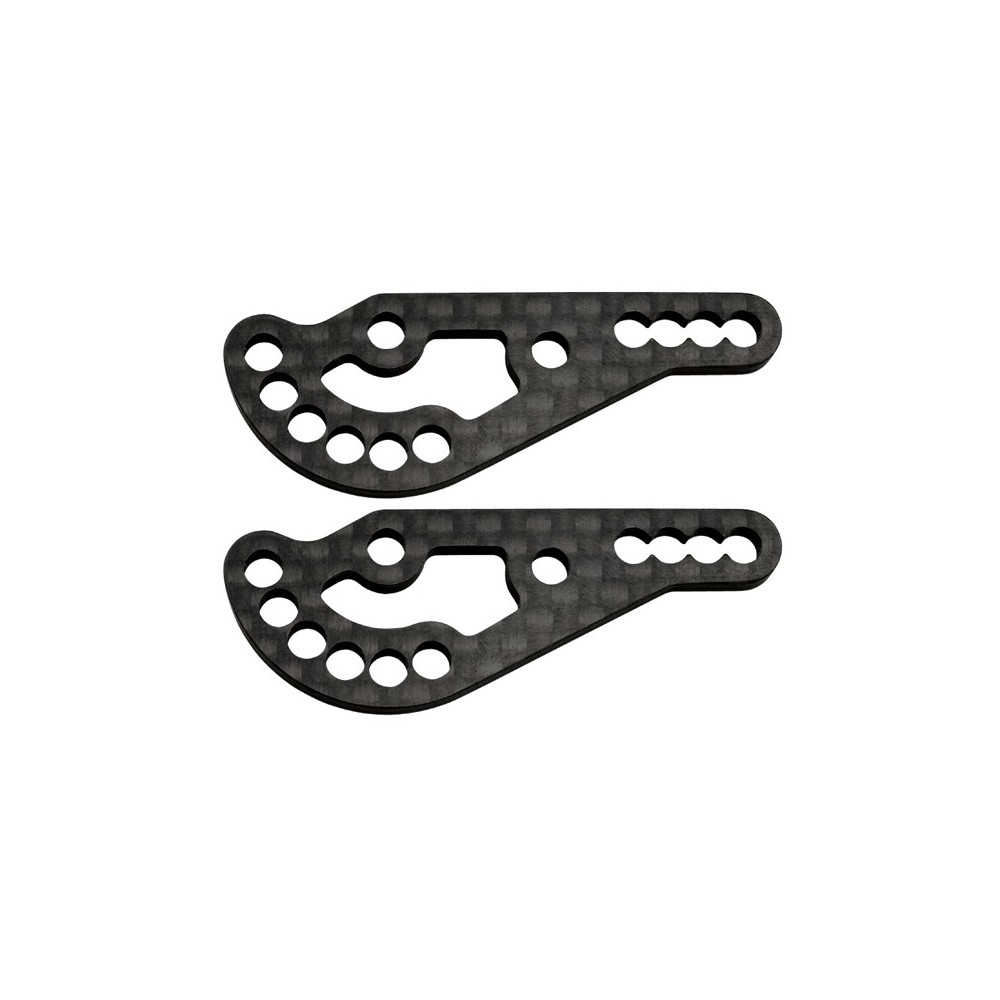 Soportes amortiguador fibra carbono XR10 AX30752 Soportes amortiguador fibra carbono XR10 AX30752