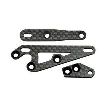 Soportes servo y brazos dirección carbono XR10 AX30753