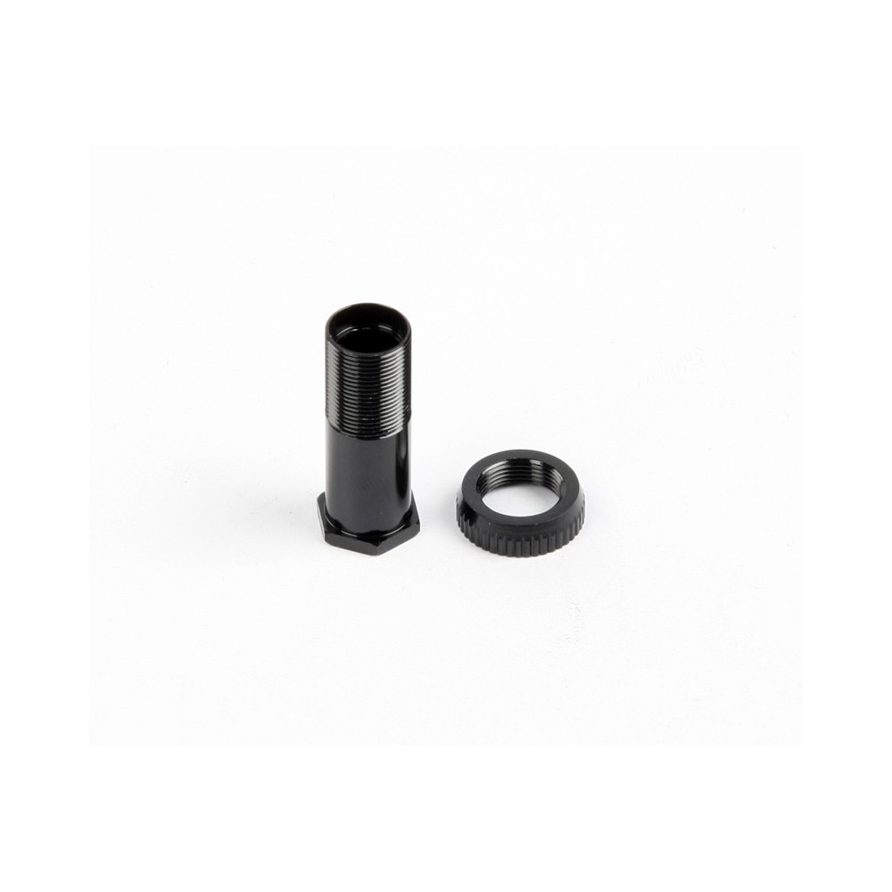 Tuerca y eje servo saver EXO negros Axial AX30801 Tuerca y eje servo saver EXO negros Axial AX30801