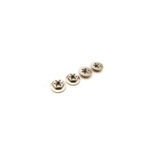 Hiro Seiko Thin Serrated Wheel Nut 4mm (Ti | 4pcs) HS-48668