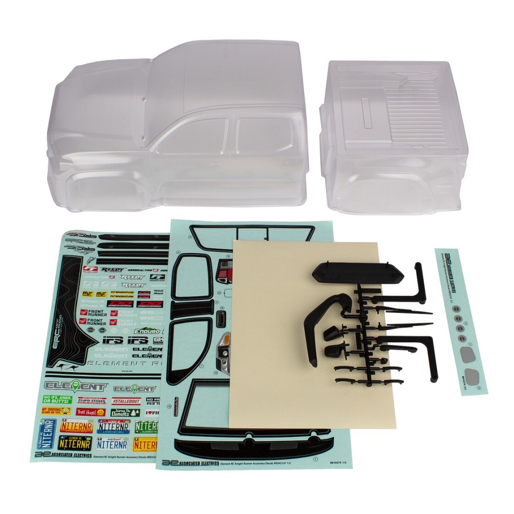 Element RC Knightrunner Body Set, clear AE42166