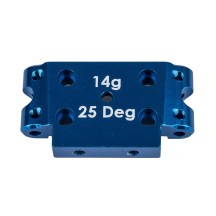 Mamparo frontal aluminio azul DR10 FT Team Associated AE72006