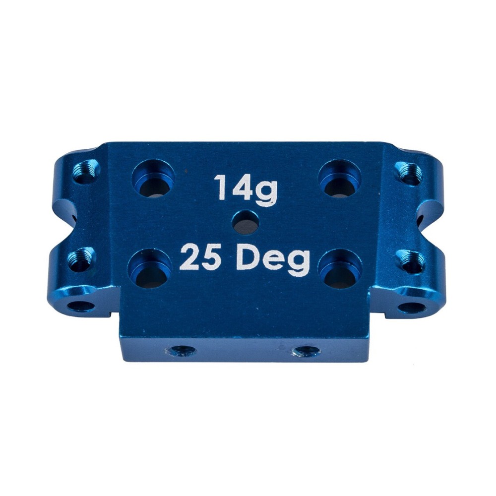 Mamparo frontal aluminio azul DR10 FT Team Associated AE72006