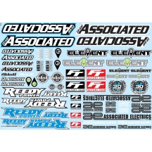 Hoja de adhesivos AE Team Associated | AE91913