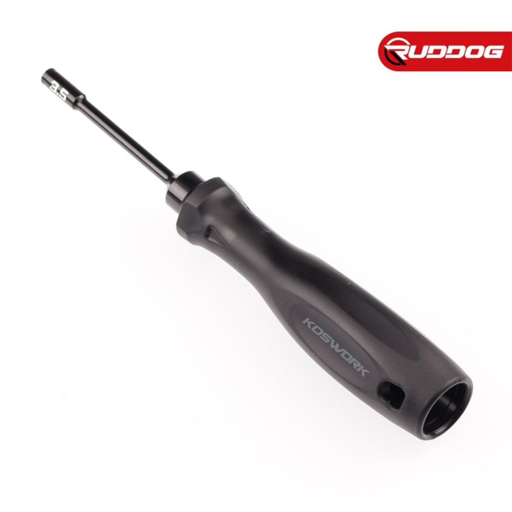 Koswork Aluminum 3.5mm Nut Driver (For Mini) (w/68mm Tip) (Light Tri Handle) KOS13213-N35 Koswork Aluminum 3.5mm Nut Driver (For Mini) (w/68mm Tip) (Light Tri Handle) KOS13213-N35