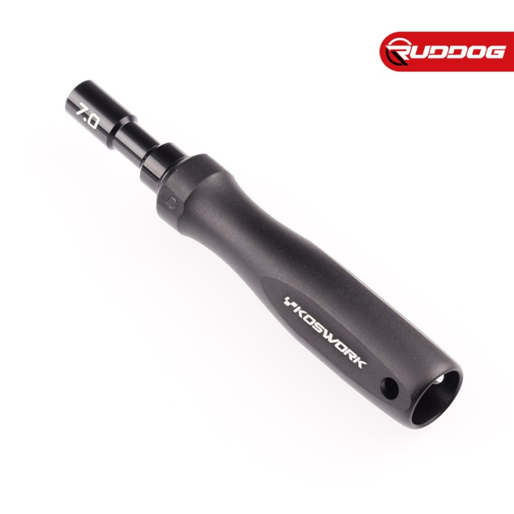 Koswork Hard Coated Aluminum 7mm Compact Wheel Nut Driver (For 4mm nut) (Light Tri Handle) KOS13251-N7 Koswork Hard Coated Aluminum 7mm Compact Wheel Nut Driver (For 4mm nut) (Light Tri Handle) KOS13251-N7