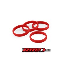 Bandas Red Hot rojas para neumaticos RM2 Jconcepts JCO8135