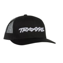 Gorra de visera curva negra con logo blanco Traxxas TRX1182-BLK