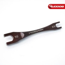 Koswork Steel Turnbuckle Wrench 5.5mm & 7.0mm (For 3mm & 4mm Nut) KOS13237