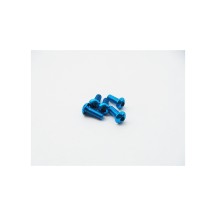 Hiro Seiko Alloy Hex Socket Button Head Screw M3x15 (4pcs | T-Blue) HS-48694