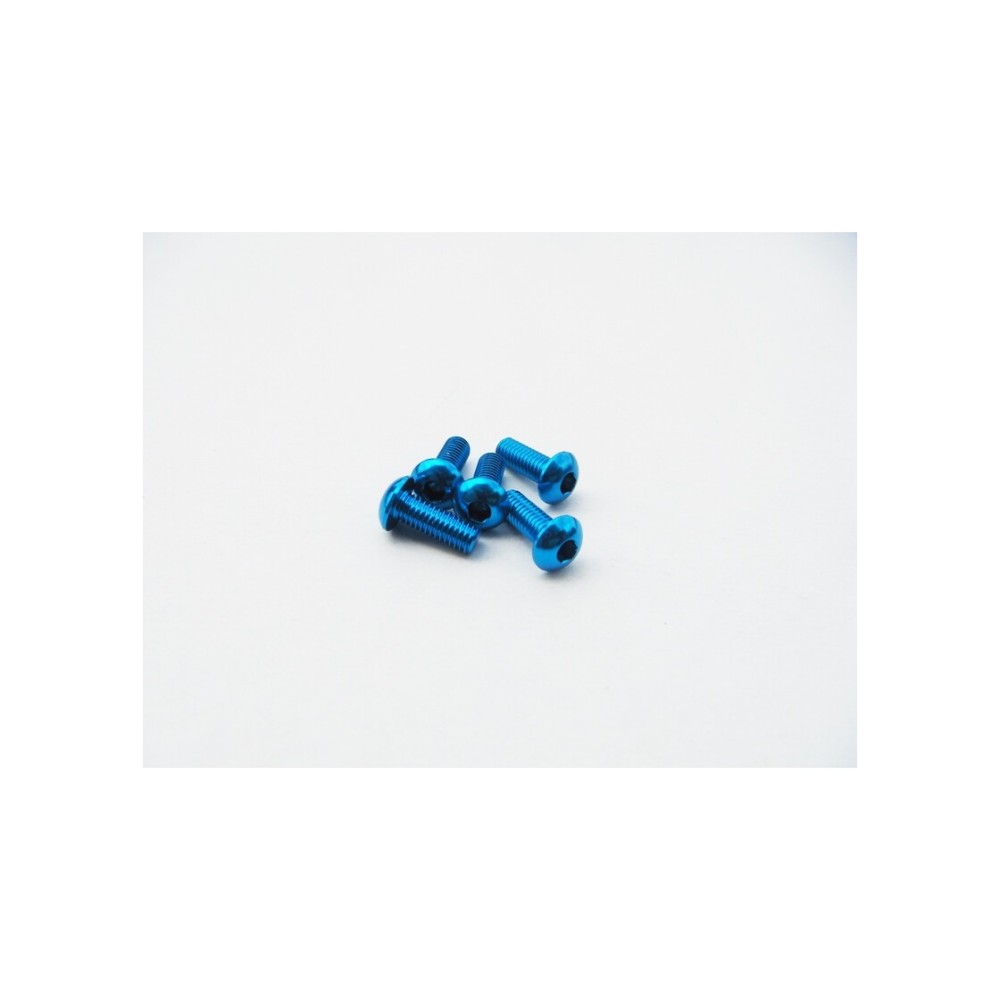 Hiro Seiko Alloy Hex Socket Button Head Screw M3x16 (4pcs | T-Blue) HS-48695 Hiro Seiko Alloy Hex Socket Button Head Screw M3x16 (4pcs | T-Blue) HS-48695