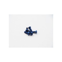 Hiro Seiko Alloy Hex Socket Button Head Screw M3x15 (4pcs | Y-Blue) HS-48699