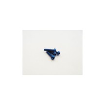 Hiro Seiko Alloy Hex Socket Button Head Screw M3x18 (4pcs | Y-Blue) HS-48701