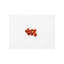 Hiro Seiko Alloy Hex Socket Button Head Screw M3x16 (4pcs | Orange) HS-48715