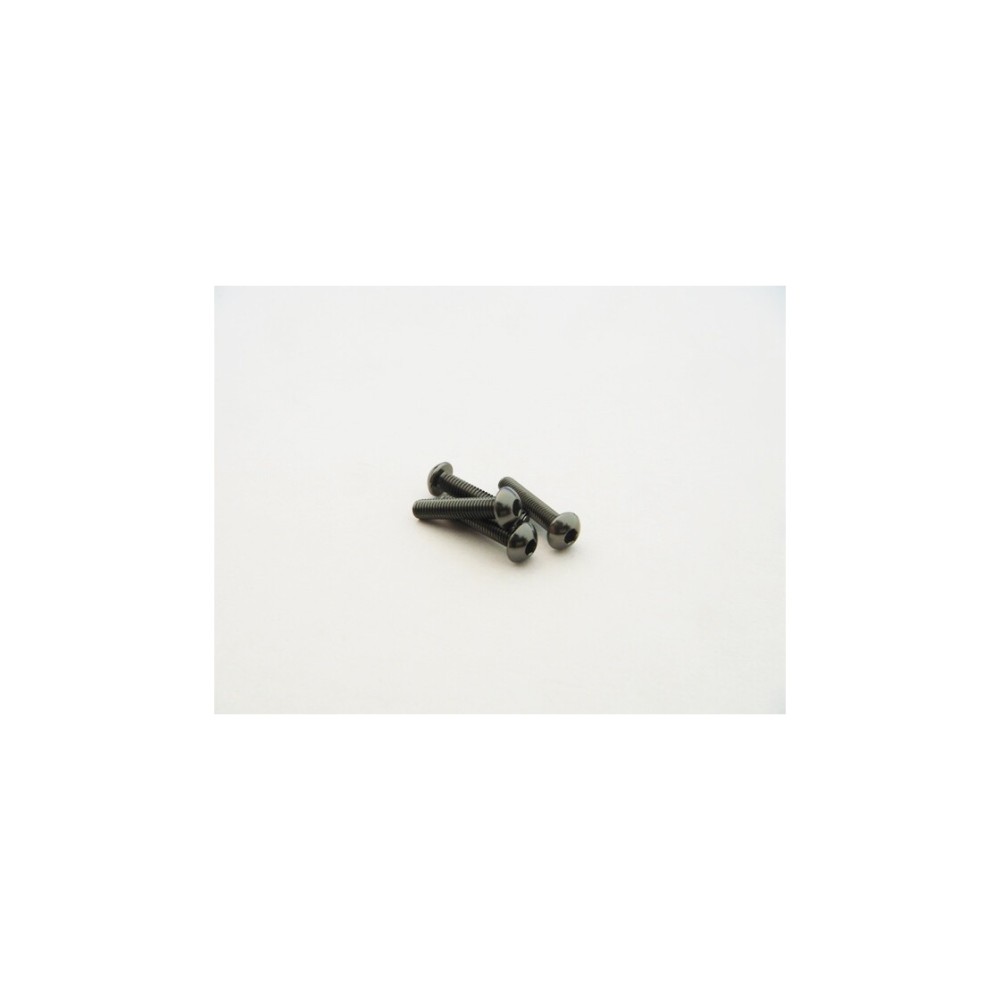 Hiro Seiko Alloy Hex Socket Button Head Screw M3x20 (4pcs | Gray) HS-48722 Hiro Seiko Alloy Hex Socket Button Head Screw M3x20 (4pcs | Gray) HS-48722