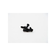 Hiro Seiko Alloy Hex Socket Button Head Screw M3x15 (4pcs | Black) HS-48724