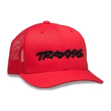 Gorra de visera curva en rojo con el logo de Traxxas en negro Traxxas TRX1182-RBL