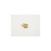 Hiro Seiko Alloy Hex Socket Button Head Screw M3x20 (4pcs | Gold) HS-48732