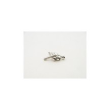 Hiro Seiko Alloy Hex Socket Button Head Screw M3x20 (4pcs | Silver) HS-48742