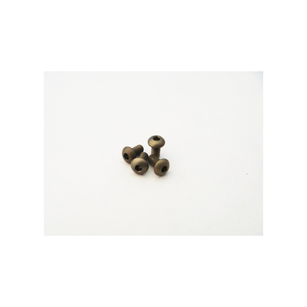 Hiro Seiko Alloy Hex Socket Button Head Screw M3x20 (3pcs | HC) HS-48747 Hiro Seiko Alloy Hex Socket Button Head Screw M3x20 (3pcs | HC) HS-48747