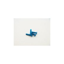 Hiro Seiko Alloy Hex Socket Flat Head Screw M3x20 (4pcs | T-Blue) HS-48752