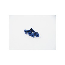 Hiro Seiko Alloy Hex Socket Flat Head Screw M3x16 (4pcs | Y-Blue) HS-48755