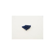 Hiro Seiko Alloy Hex Socket Flat Head Screw M3x18 (4pcs | Y-Blue) HS-48756