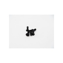 Hiro Seiko Alloy Hex Socket Flat Head Screw M3x14 (4pcs | Black) HS-48778