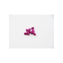 Hiro Seiko Alloy Hex Socket Flat Head Screw M3x14 (4pcs | Pink) HS-48788