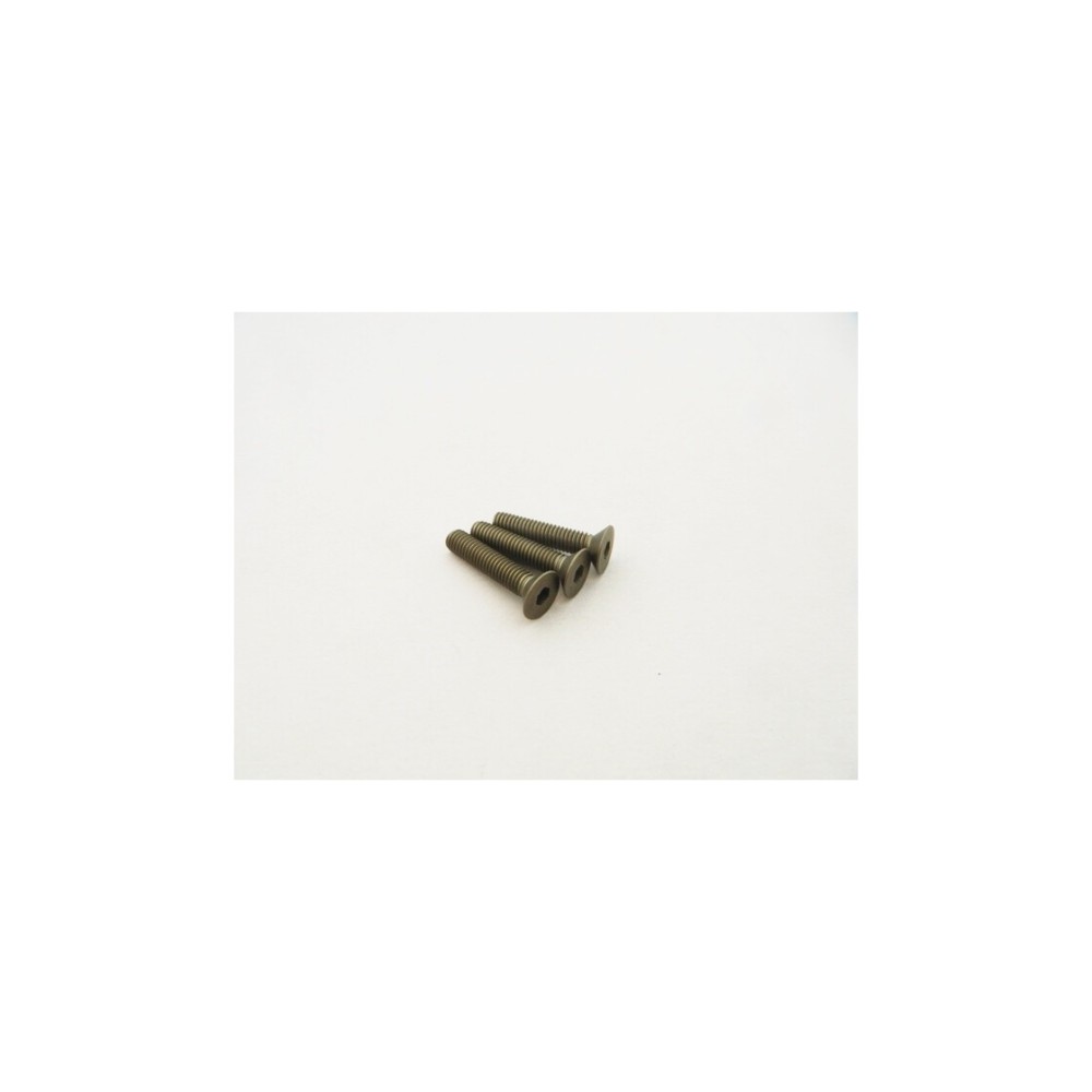Hiro Seiko Alloy Hex Socket Flat Head Screw M3x14 (3pcs | HC) HS-48798 Hiro Seiko Alloy Hex Socket Flat Head Screw M3x14 (3pcs | HC) HS-48798