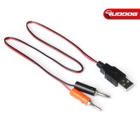 Koswork Power Lead/Cable (USB to 4mm Banana Plugs) 50cm KOS05111-3