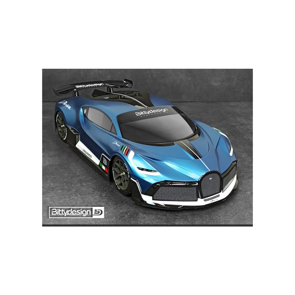 Bittydesign Divina Clear Body Shell for ARRMA Vendetta | Infraction Mega 1/8 RTR BDAR8-DIV Bittydesign Divina Clear Body Shell for ARRMA Vendetta | Infraction Mega 1/8 RTR BDAR8-DIV